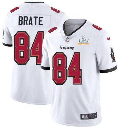 Nike Men & Women & Youth Buccaneers 84 Cameron Brate White 2021 Super Bowl LV Vapor Untouchable Limited Jersey,We sell and wholesale Nike Men & Women & Youth Buccaneers 84 Cameron Brate White 2021 Super Bowl LV Vapor Untouchable Limited Jersey on line form chian!